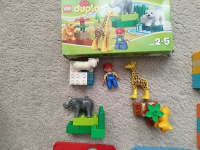 LEGO Duplo - 6 stavebníc + podložka + 60 ks extra "kociek" - 5