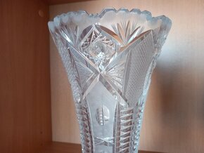 Staršia vysoká váza od Bohemia Crystal Cz - 30x11 cm - 5