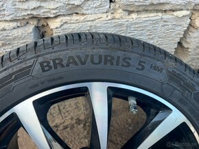 Hyundai  Alu.disky 5x114,3 s letními pneu.Barum 225/45 R17 Y - 5