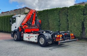 9010 MAN TGM 15.290 - 4x2 - Nosič kontejnerů + HR-FASSI F165 - 5