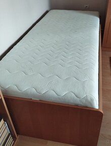 Postel s úložným priestorom + matrac 200 x 90 zdarma - 5