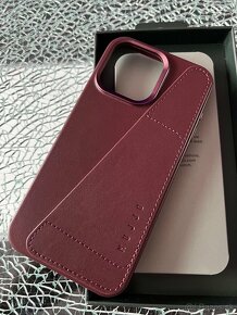 Mujjo Wallet case full grain leather iPhone 15 Pro Max - 5