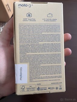 Predám nový telefón Motorola Moto G35 5G - 5