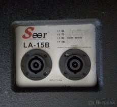 Profesionálne reproduktory Seer LA-15B - 5