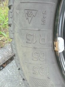plechové disky + zimné pneu na Peugeot 207 - 5