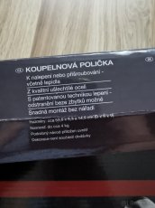 Kúpeľňová polička a držiak - 5