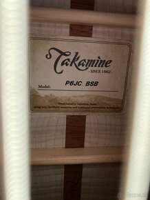 TAKAMINE P6 JC – najvyššia rada od Takamine  Predná doska je - 5