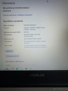 REZERVOVANÉ Predám Laptop Asus X555L - 5