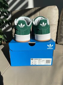 Adidas Campus 00s Dark Green Cloud White GS - 5