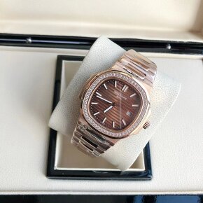 Pánske hodinky Patek Philippe Nautilus Brown Stones - 5