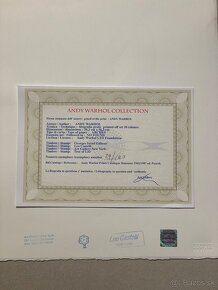 Andy Warhol "Sam" Limitovaná edícia_Číslované_Certifikát - 5