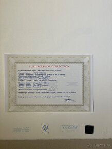 Andy Warhol "Sam" Limitovaná edícia_Číslované_Certifikát - 5