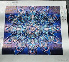 Mandala 7D diamantové maľovanie, obraz - 5