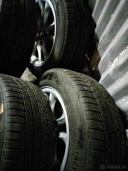 4ks alu disky orig. BMW 5x120 R17 pneu na dojazd - 5