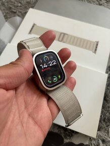 Apple Watch Ultra 49mm Starlight Alpine Loop M - 5