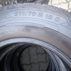 Predám letné Pneumatiky Continental 215/70R15 C - 5