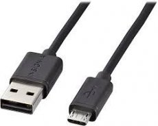 dátové micro USB a USB-C kable, čiernej aj bielej farby - 5