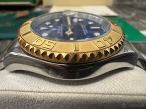 Rolex Yacht-Master Bicolor Modré Hodinky - 5