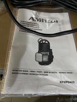 Ponorné čerpadlo AmiTech 400w nové nepoužité - 5