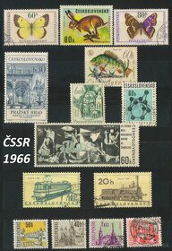 Poštové známky, filatelia: ČSSR 1963-1973 - 5