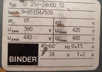 Elektromagneticka brzda BINDER s usmerňovačom - 5