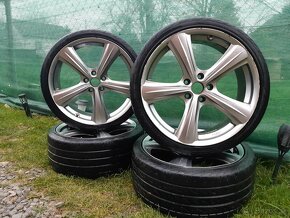 Predám Elektrony 5x112 na Celoročne pneu 235/35ZR19 - 5