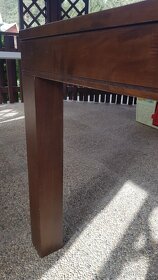 Masivny jedalenský stôl. 180x95x76cm - 5