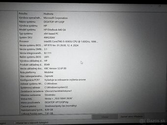 Predám notebook HP EliteBook 840 G6 - 5