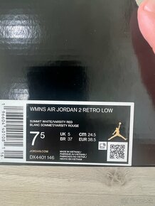 Nike wmns Air Jordan 2 retro Low veľkosť 38,5 - 5