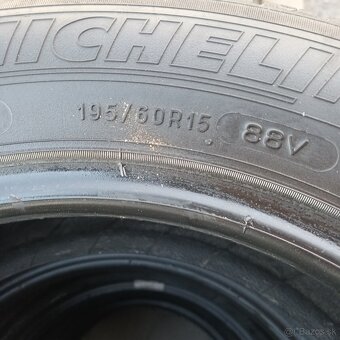 Predám letné Pneumatiky Michelin 195/60R15 - 5