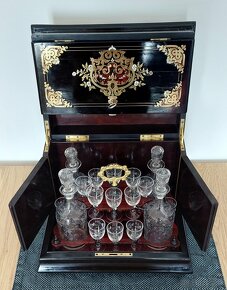 Likérnik Boulle, cave a liqueur, Vervelle, Napoleon III. - 5