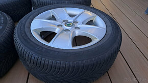 REZERVOVANE /sada alu diskov Skoda Crateris R16 5x112 205/55 - 5