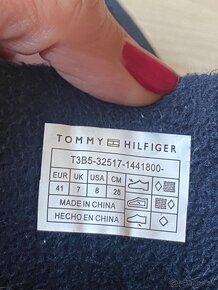 Členkové topanky 41 tommy hilfiger - 5