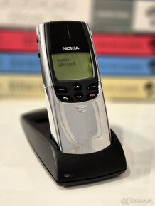 NOKIA 8810 CHROME - TOP STAV + ÚPLNE NOVÁ CHRÓMOVÁ BATERKA - 5