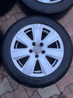 Elektróny 5x112 r16 + pneu celoročné Michelin 205/55 r16 - 5