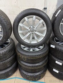 215/55 R17 V letné Pneu + disky VW - 5