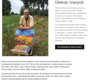 Maľba krajina impasto Oleksiy Ivanyuk Ukrajina - 5