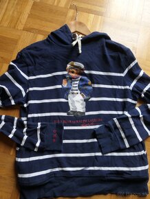 RALPH LAUEN BEAR bavlnena mikina s kapucou unisex M/L - 5