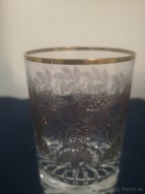 Retro poháre - leptané sklo - 5