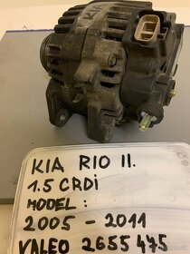 Kia Cerato 2004-2007, Kia Rio 2002-2011, Kia Pregio - 5