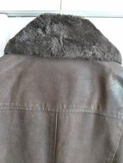 Kožená bunda dámska dlhá - 5