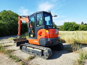 Bager Kubota, 5,5ton. Hydraulicky rychloupinak. - 5