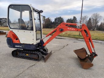 Minibager Kubota. Vaha 1550kg. Rychloupinak, 2x lyzica. - 5