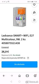 Smart app Ledvance Classic A60 E27 Multicolor, aj samostatne - 5