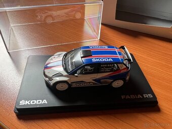 Abrex Skoda Fabia R5 100 let čr 1:43 - 5