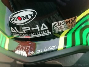 Nová MX prilba Suomy Alpha Pixel carbon/kevlar - 5