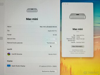 Predám Apple Mac mini M2 PRO - 5