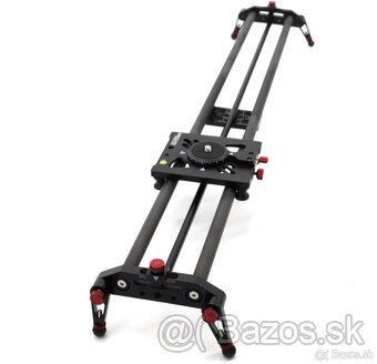 Karbónový slider - koľajnice s osou (pan) 80cm - 5