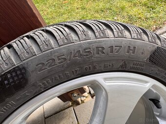 VW disky 5x112 + Continental zimne pneu 225/45R17 - 5