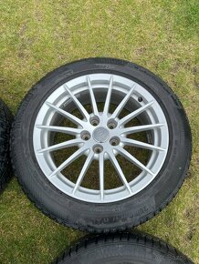 ALU KOLA 5X112 R17 , Orig. Audi , Zimní pneu 6.8mm - 5